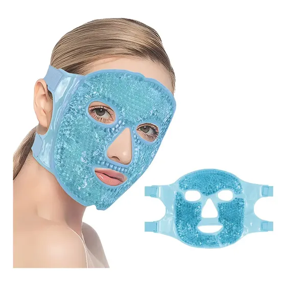 Mascara Facial Termica Double Face Gel E Veludo Rosto Com Todo Tipo De Pele