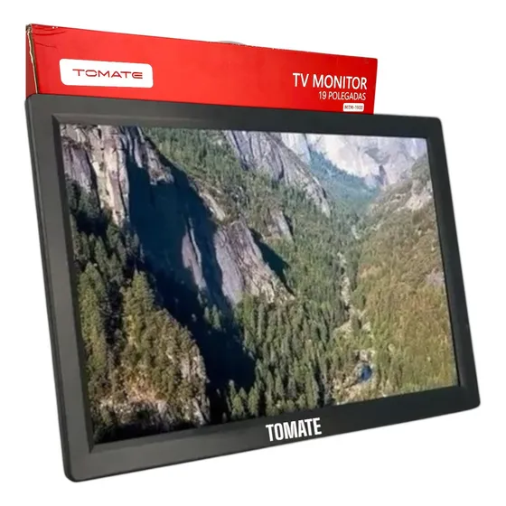 TV Monitor Portátil Tomate de 19" LED HD para Carro e Casa