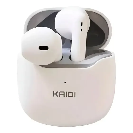 Fone De Ouvido Sem Fio Tws Bluetooth 5.1 Kaidi Kd-771 Cor Branco