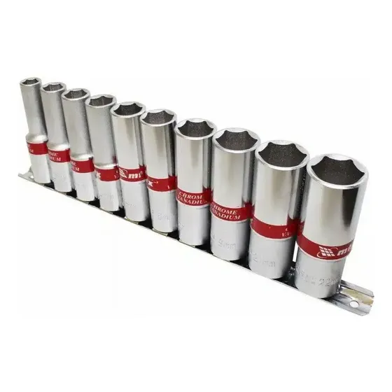 Jogo De Soquetes Longo Sextavado 10-22mm MTX 135909