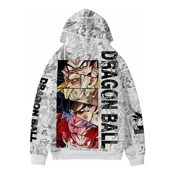 Yw Moda Moletom Anime Dragon Ball Goku
