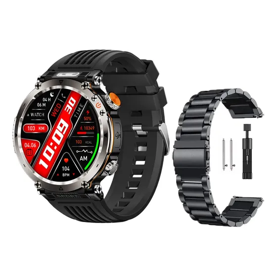 Relógio Inteligente Bluetooth Smartwatch Esportes 2 Pulseira