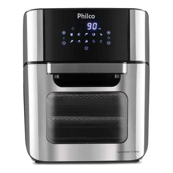 Fritadeira Air Fryer Oven Philco PFR2200 4 em 1 12 Litros 1800W Cor Preto