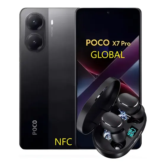 Xiaomi Poco X7 Pro 512gb 12ram Global Lançamento2025 Cor Preto