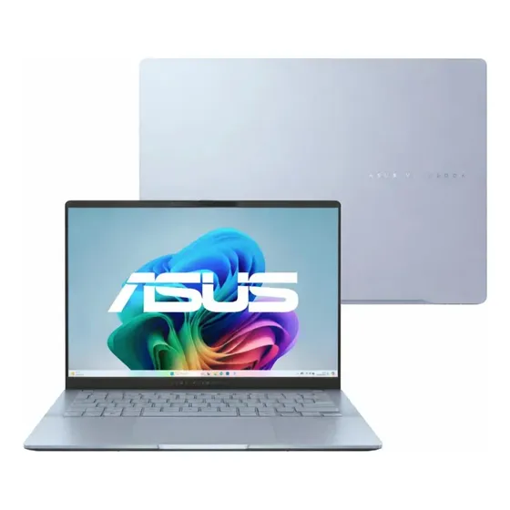 Notebook ASUS Vivobook S 14 Copilot+ PC S5406SA Intel Core Ultra 7 258 V 32GB RAM 1TB SSD Windows 11 Home 14" OLED, Mist Blue QD300W