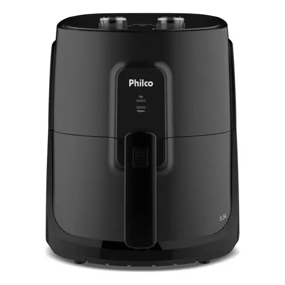 Fritadeira Air fryer philco 5,5l redstone 1500w Preto