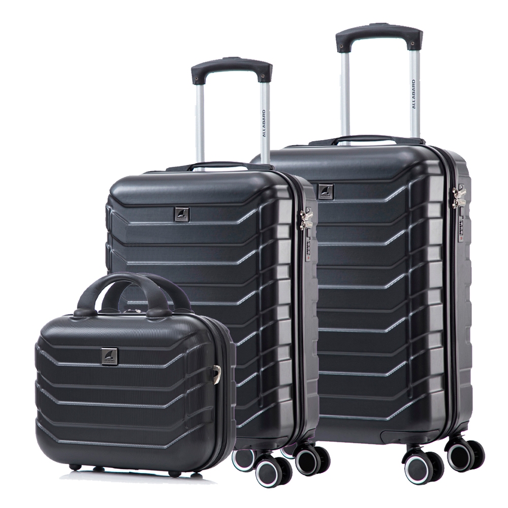 Kit 3 Unidades Mala Bordo Viagem Com Frasqueira Padrão ANAC Rígida ABS