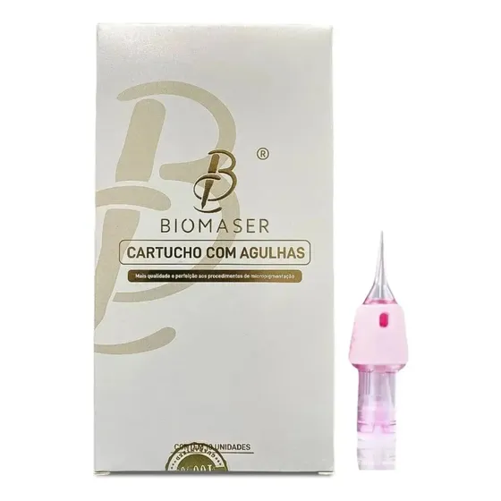 10 Cartucho Agulha Biomaser 1rl - 1 Ponta 0.30mm P90 Aston