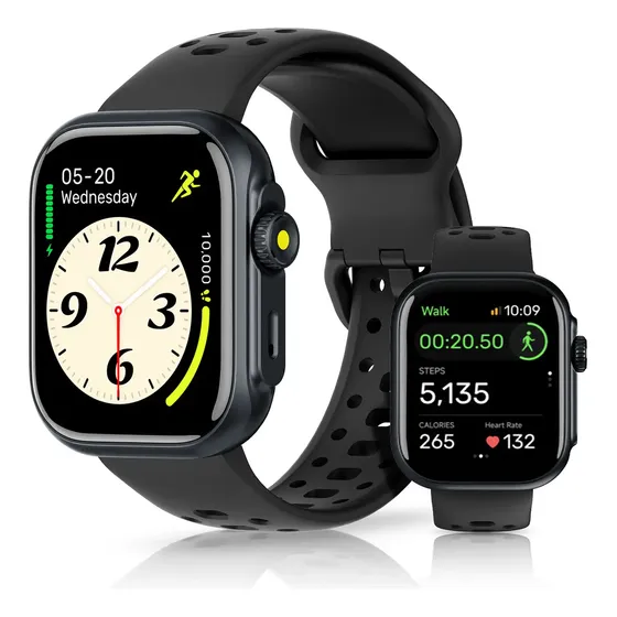 Smartwatch Bettdow,relogio Smartwatch Alexa Ai,3atm À Rova D'água, Relogio Smartband Com Gps,chamada De Voz Bluetooth,modo Esportivo,preto