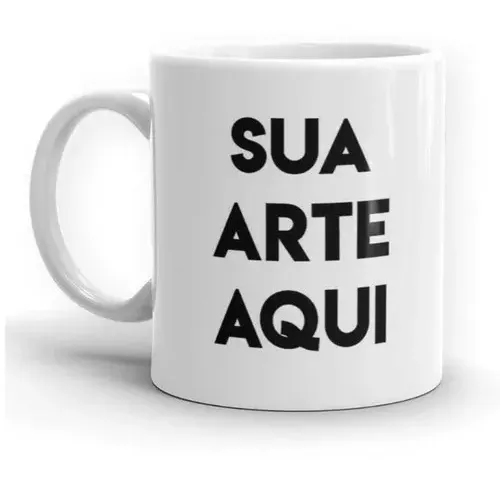 10 Canecas Xícara Cerâmica Personalizada Logo Foto Frase.