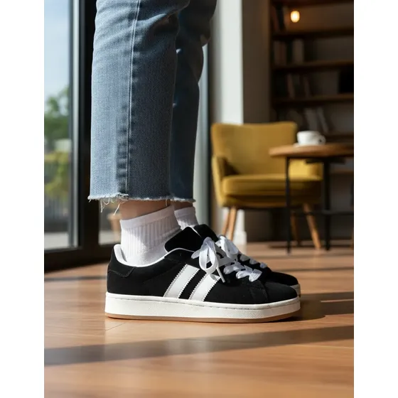 Tenis Skate Casual Camurça Moda Unissex Academia Confortável