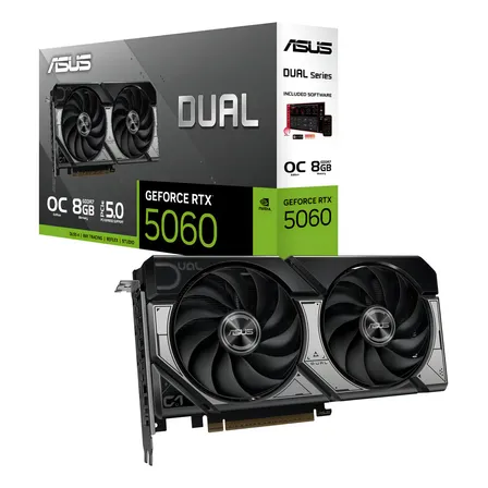 Placa de vídeo Asus Rtx 5060 8gb Dual Gdr7 de 128 bits