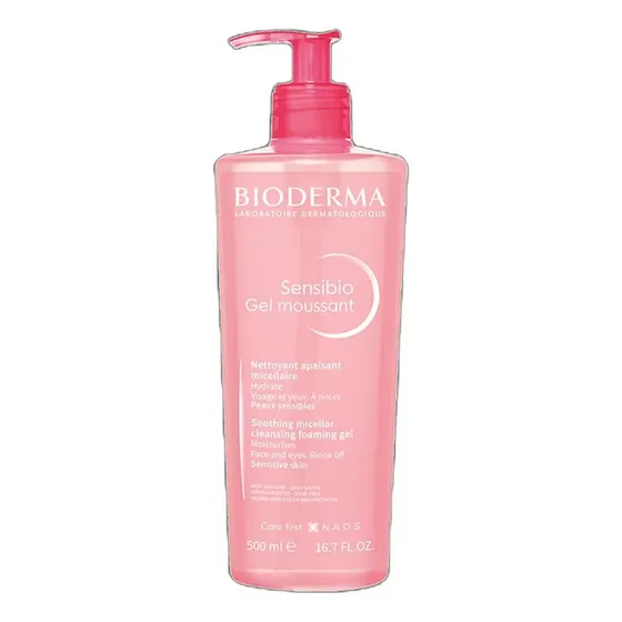 Bioderma Sensibio Gel Mousant - Gel De Limpeza Facial 500ml