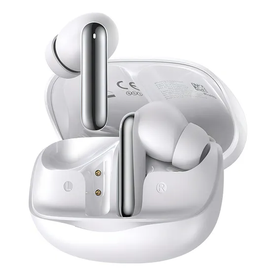 Fone de Ouvido QCY MeloBuds N50 Bluetooth 5.4 ANC Cancelamento de Ruído Multiponto Cor Branco