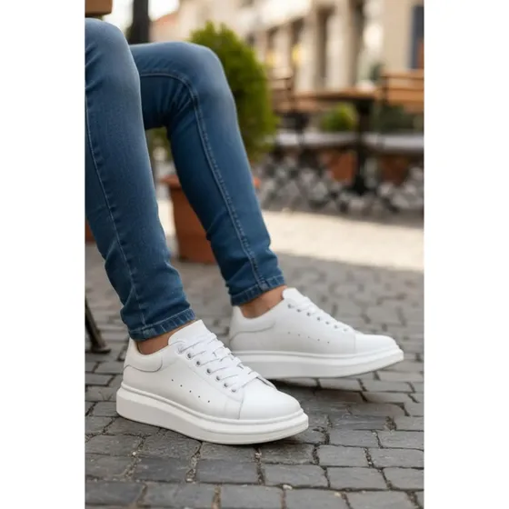 Tenis Casual Masculino Sola Alta Oversize Sneaker Clásico