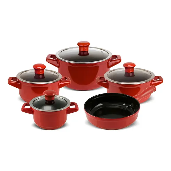 Conjunto Panelas Cerâmica Duo Smart 5 Pçs Pomodoro Ceraflame