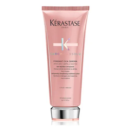 Kérastase Chroma Absolu Fondant Cica Chroma Condicionador Cuidado de Color, 200ml