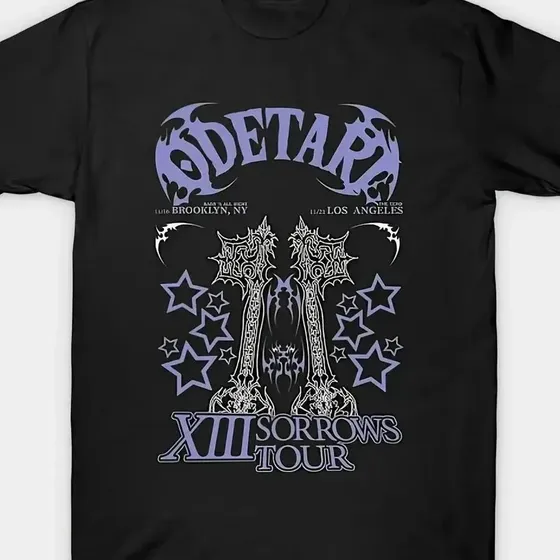 Moda Camiseta Estampada Odetari Xiii Sorrows Tour