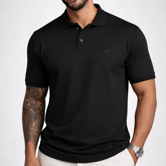 Camisa Polo Masculina Camiseta Piquet