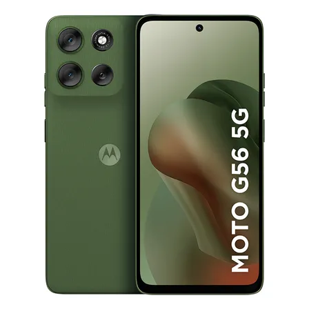 Smartphone Motorola Moto g56 5G 256GB - 8GB RAM+16GB Ram Boost, e 50MP Sony Lytia 600 AI Camera Ultrarresistência militar IP68 + IP69