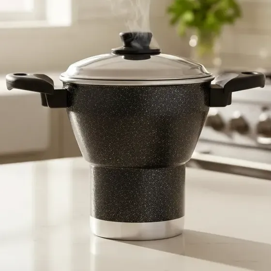 Cuscuzeiro De Alumínio Panela Pequeno Oferta Cuzcuz 12