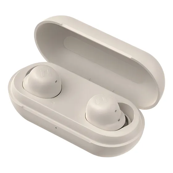 Fones De Ouvido Sem Fio Havit Tw969 Lite TWS Bluetooth 5.4 Com Microfone In Ear Gamer Cor Bege