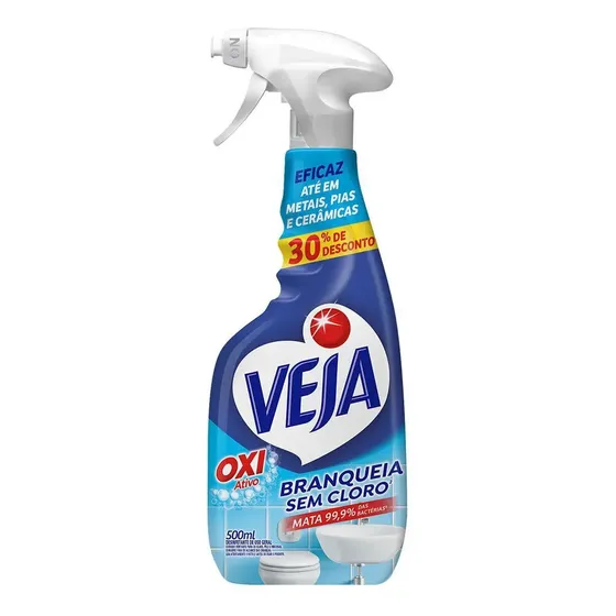 Limpador Anti Bac Veja Oxi Ativo 500ml Spray Oferta