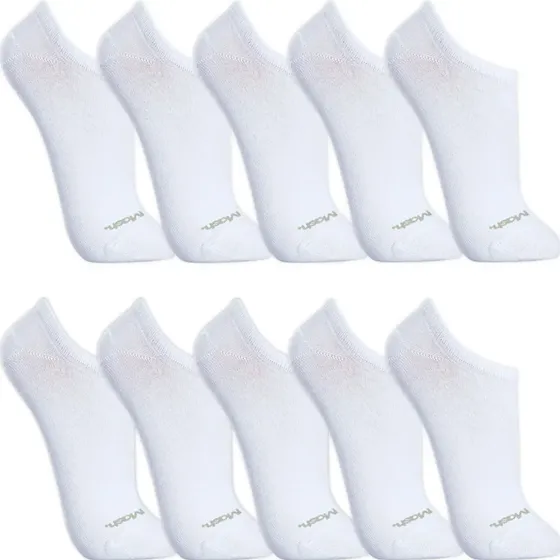 Kit 10 Pares Meias Mash Invisível Soquete Sapatilha Algodão