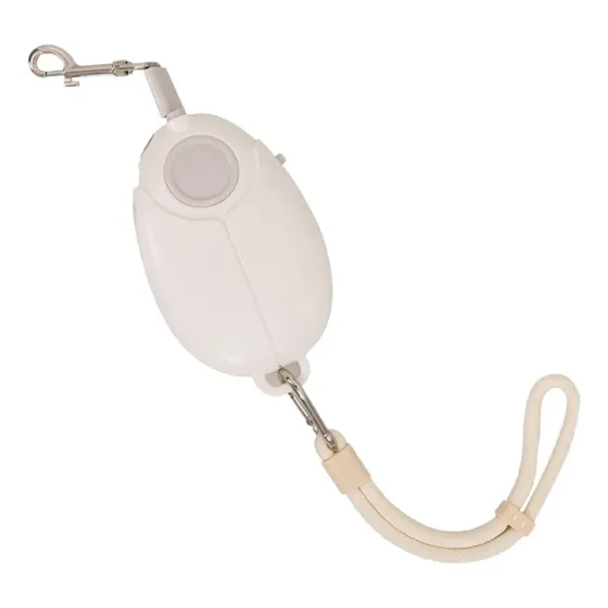 Coleira Retrátil Automática Para Cães, Luz Led, Suprimentos  Branco