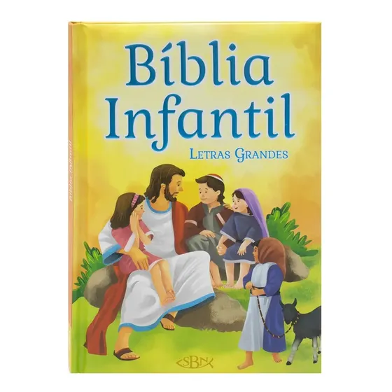 Livro Infantil Ilustrado Bíblia Infantil Letras Grandes 112 pg. - Todolivro