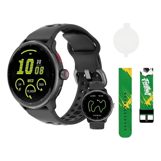 Relógio Smartwatch Bettdow Fb050 Gps Tela Amoled 1.43 Preto