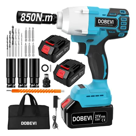 Chave De Impacto 4.0ah Parafusadera Dobevi FU-TH014 Cor Azul 850n.m