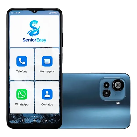 Smartphone De Idoso 128gb 3gb Tela Grande 6.5 - Senioreasy