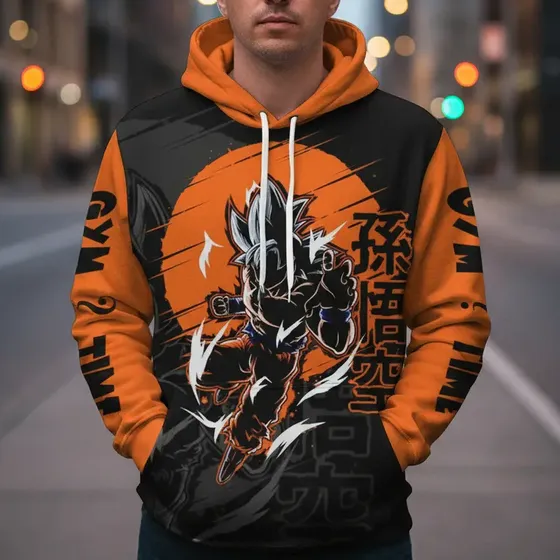 Yw Z, Moletom Dragon Ball Moda Adulto Anime J Wq