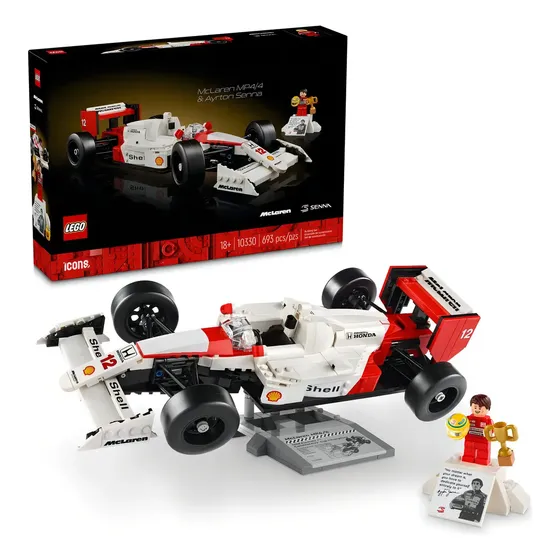Lego Icons Tributo Ayrton Senna Mclaren Mp4/4 - 693 Pç 10330