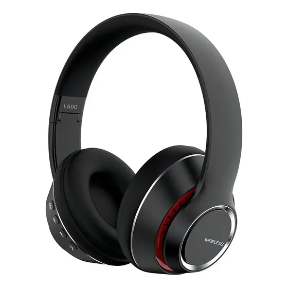 Fone de Ouvido Bluetooth Foco My Lord L500B Gamer Preta 60h Autonomia