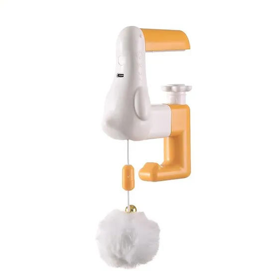 Gatos Brinquedo Automático Suspenso Bola Usb-c Com Grampo