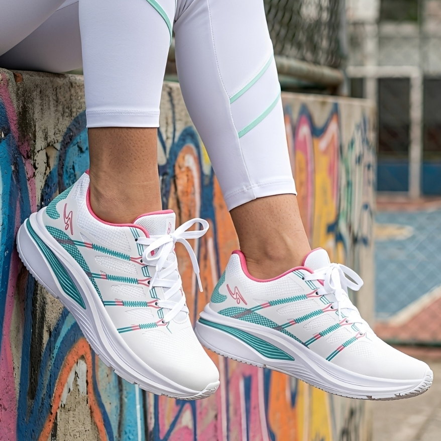 Tenis Feminino Academia Esportivo Caminhada Leve e Confortável