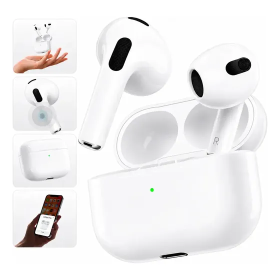 Fone Ouvido Bluetooth 5.4 Sem Fio Kateluo Anti Ruido A Prova Dagua Compatível Com Todos Celulares Tws Wireless Air Premium Microfone Touch