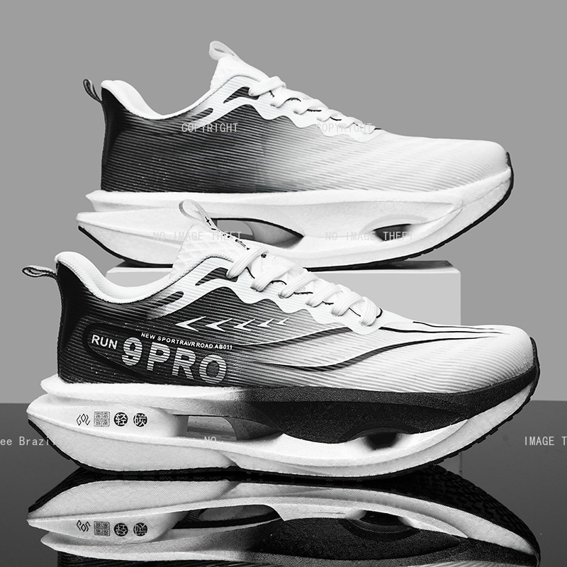Outono Novos Tênis De Corrida Masculino E Feminino Placa De Carbono Sapatos Esportivos 35-45