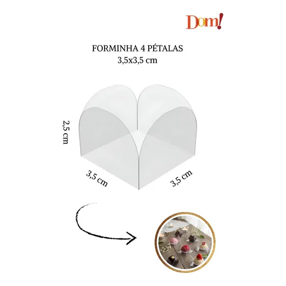 500 Forminhas Acetato Para Doce  - Liquidação Não Perca