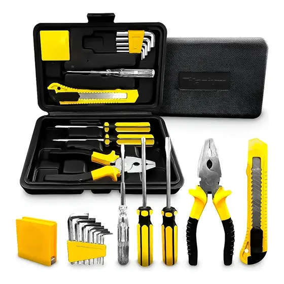 Kit Jogo De Ferramentas Com Maleta 11 Peças Uso Geral