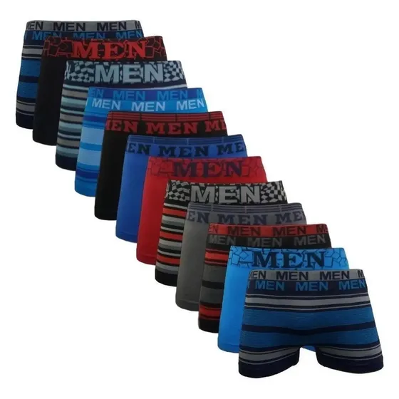 Kit 10 Cuecas Box Boxer - Promoção Queima De Estoque