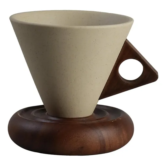 Ceramic Coffee Mug With Saucer Coffeeware For Office S