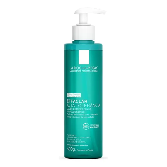 Gel de Limpeza Facial Refil para Peles Oleosas e Sensíveis Limpeza Profunda Não Resseca Alta Tolerância Hipoalergênico Effaclar La Roche-Posay 300g