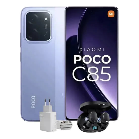 Xiaomi Poco C85 256gb 16 Ram Lançamento 2026 Global Nfc+fone
