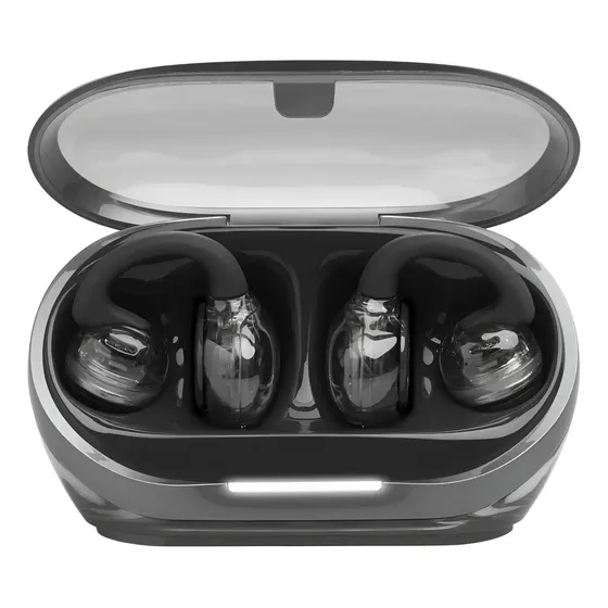 Fones de ouvido Jbl Soundgear Clips Tws Open Ear, preto, preto