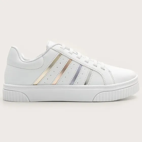 Tênis Branco Feminino Casual Lindo Lançamento