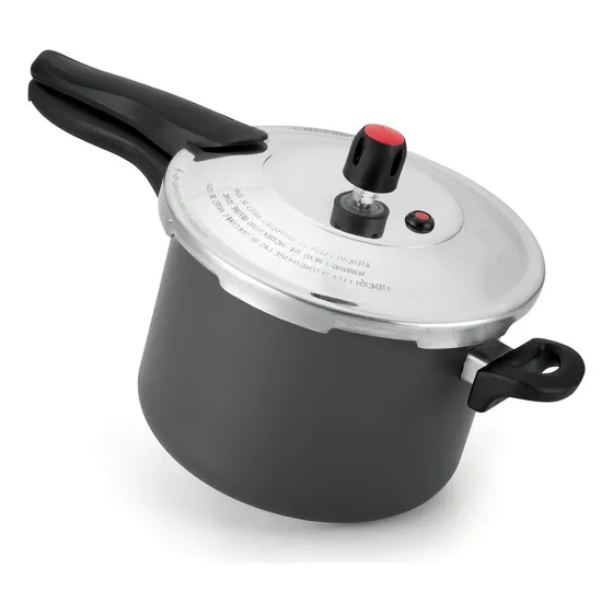 Panela de Pressão 4,5L Teflon Antiaderente Alegrete Cinza