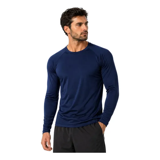 Camisa Masculina Proteção Solar Uv Segunda Pele Moda Praia
